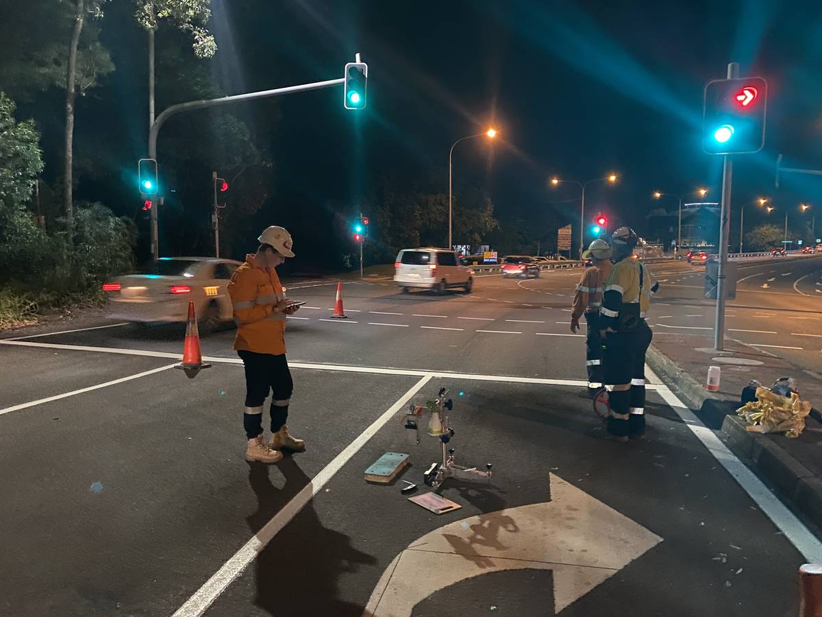 Sliptest Australia night road and skid resistance testing
