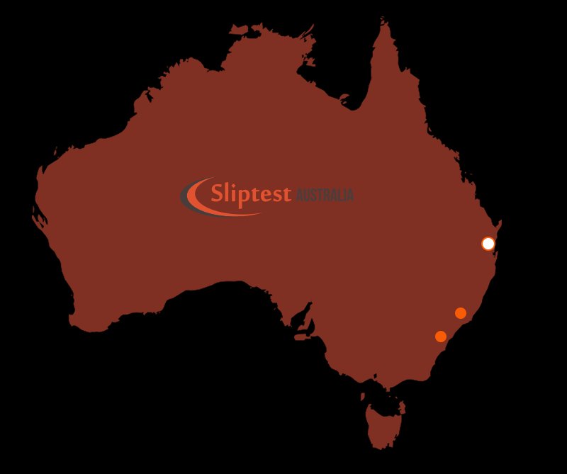 Sliptest Australia lab locations map